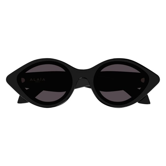 New ALAIA Black Cat Eye AA0069S 001 Sunglasses Women - Picture 2 of 5